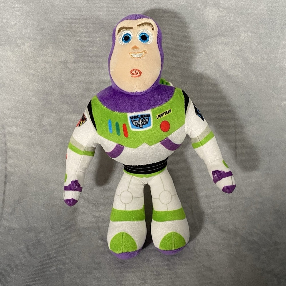 Toy Story Buzz Lightyear Plush 10" Disney Pixar Stuffed Doll Figure Space Ranger
